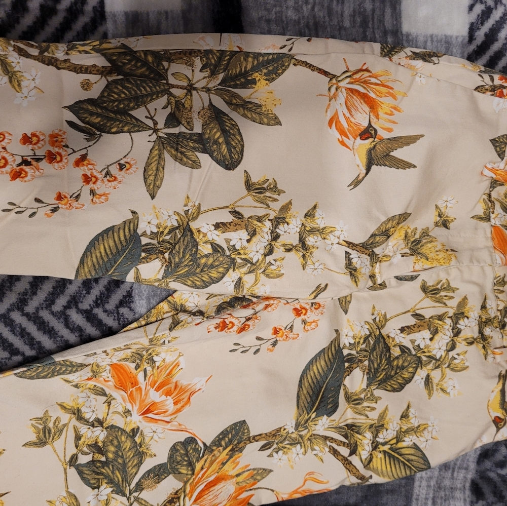 Floral trousers